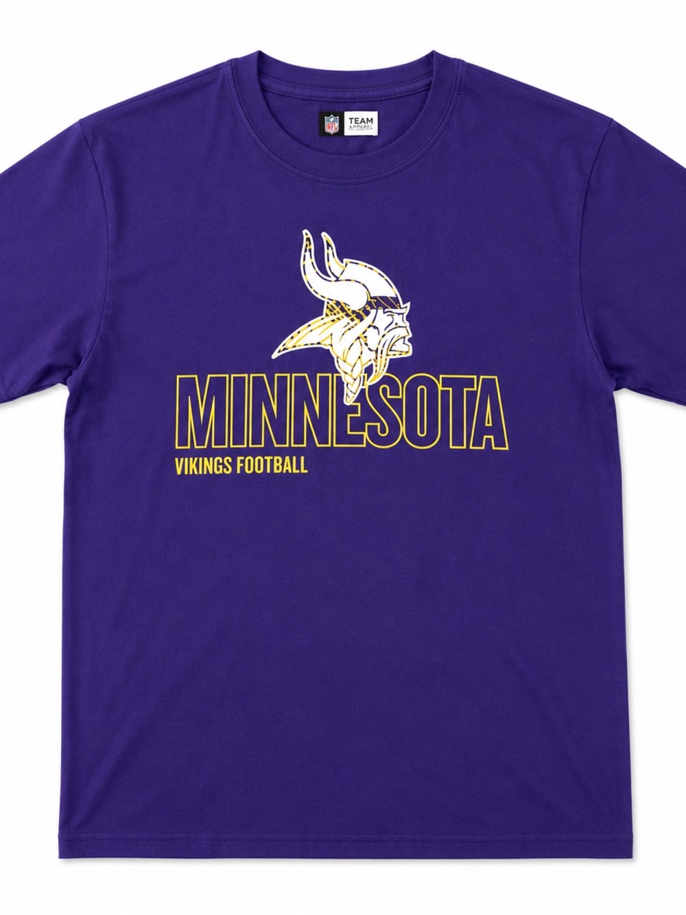NFL Minnesota Vikings Purple and Gold Logo Tee